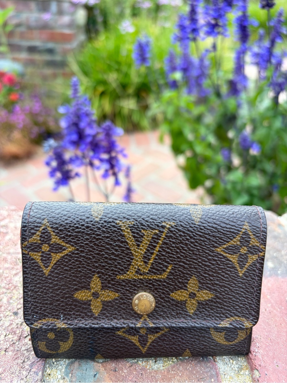 Louis Vuitton Monogram Compact Coin Wallet 2000 DateCode France